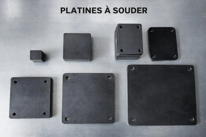Platines a souder Acier
